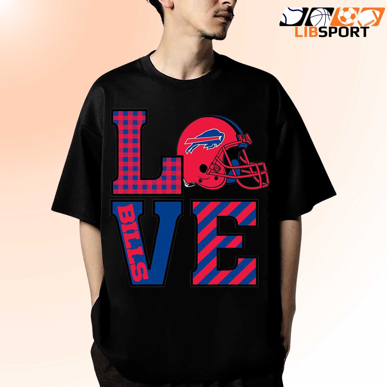 Buffalo Bills Love T Shirt, Nfl Football Graphic Tee, Unisex Streetwear Top